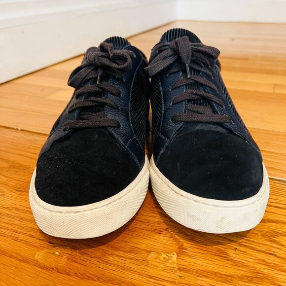 Brunello Cucinelli Leather Suede Corduroy Sneaker EUC Size 42.5 US 9.5 - Picture 4 of 16